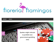 Tablet Screenshot of floreriaflamingos.com